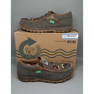 Twisted X EcoTWX VFW Slip On Driving Moc Shoes‎ MXC0010 Men's Size 10.5